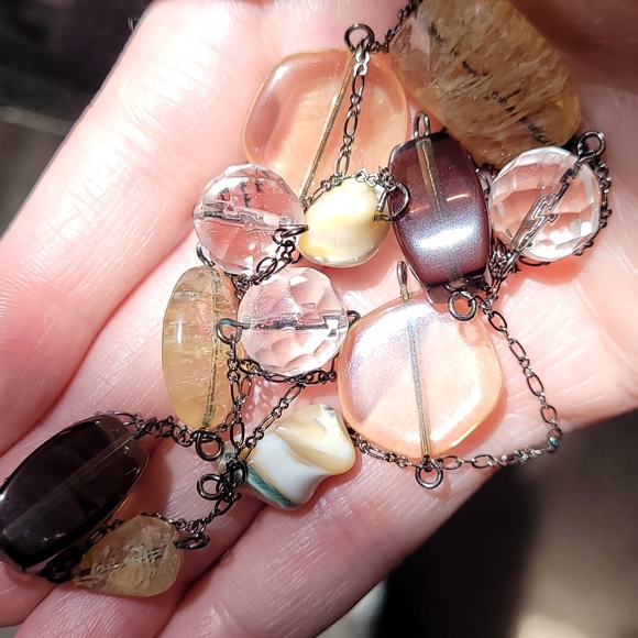 White House Black Market beaded 30" necklace - Picture 9 of 9